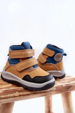 Chłopięce|Dziewczęce>Evento Dziecięce Ocieplane Botki Na Rzepy Camel Tweety