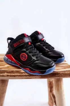 Best Big Star Shoes Dziecięce Ocieplane Buty Sportowe Big Star KK374095 Czarne