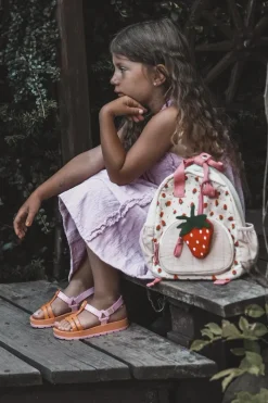 New ZAXY Dziecięce Pachnące Sandałki Na Rzep LL385026 Pomarańczowe Pomarańczowy