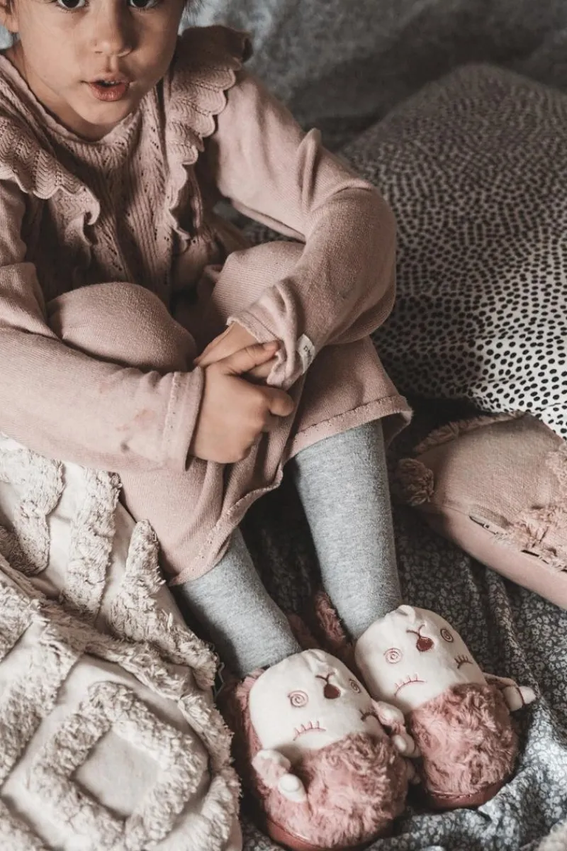 Chłopięce|Dziewczęce>Boto Dziecięce Papcie Baranek Różowe Hollie