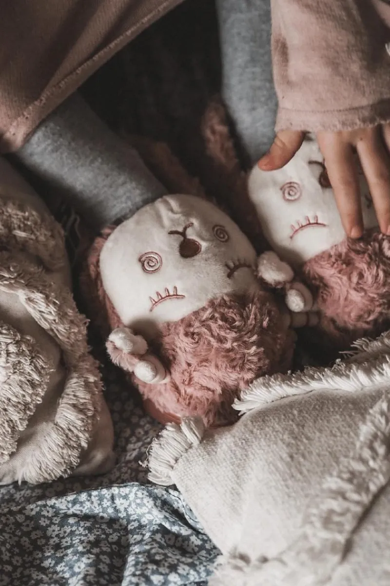 Chłopięce|Dziewczęce>Boto Dziecięce Papcie Baranek Różowe Hollie