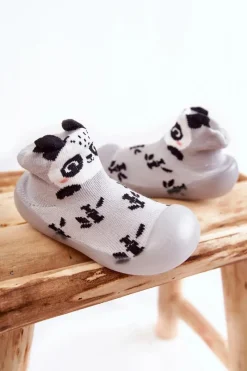 Chłopięce|Dziewczęce>BEFADO Dziecięce Papcie Niechodki 002P038 Szare