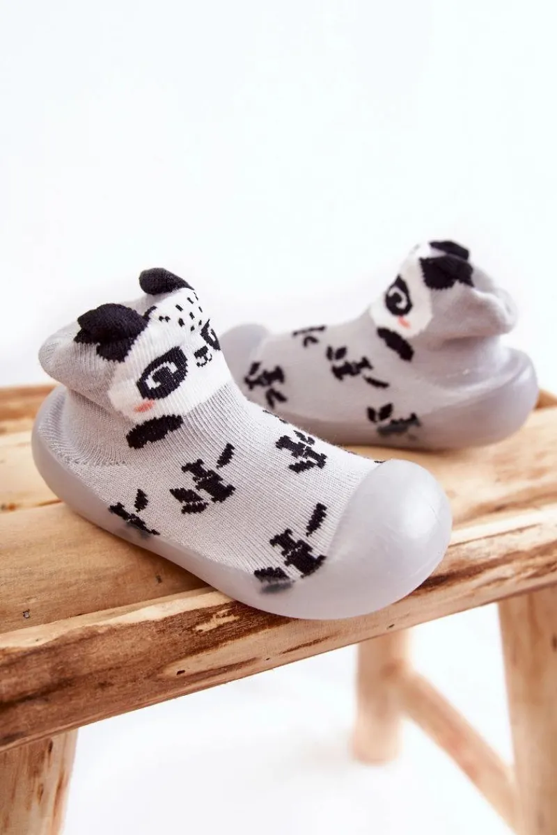 Chłopięce|Dziewczęce>BEFADO Dziecięce Papcie Niechodki 002P038 Szare