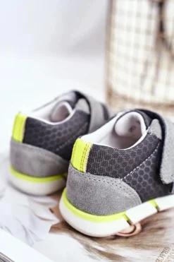 Chłopięce></noscript>Bartek S.A. Dziecięce Półbuty Dla Chłopców Szare BARTEK T-71949/SA1