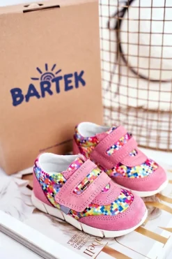 Discount Dziecięce Półbuty Dla Dziewcząt Różowe BARTEK T-71949/S19 Dzieci Dziewczęce