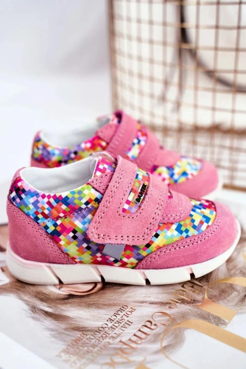 Discount Dziecięce Półbuty Dla Dziewcząt Różowe BARTEK T-71949/S19 Dzieci Dziewczęce