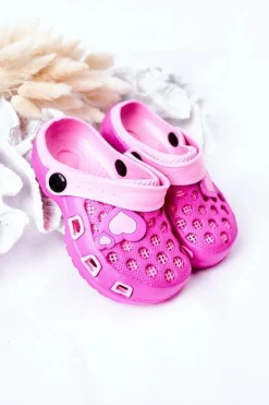 Online Dziecięce Piankowe Klapki Kroksy Fuksja Jupiter Dzieci Dziewczęce
