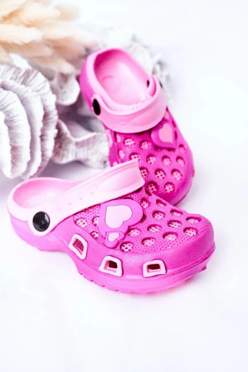 Online Dziecięce Piankowe Klapki Kroksy Fuksja Jupiter Dzieci Dziewczęce