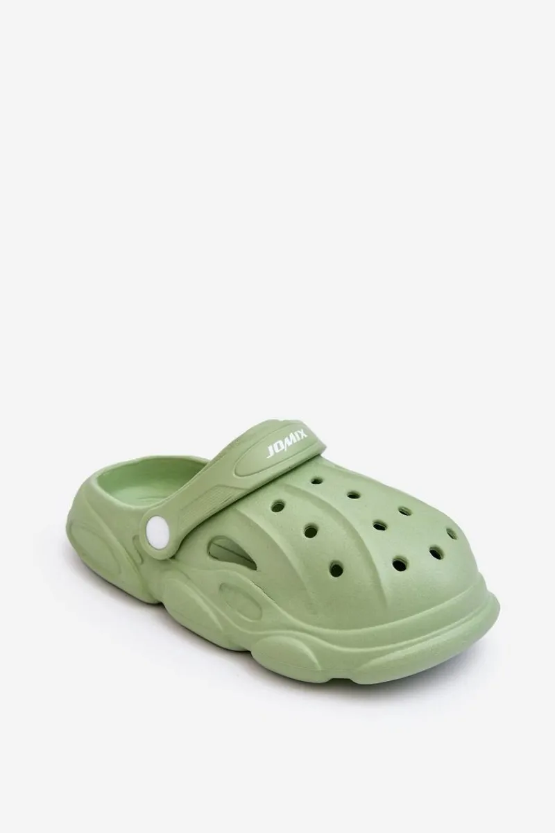 Chłopięce|Dziewczęce>Boto Dziecięce Piankowe Klapki Kroksy Zielone Cloudy