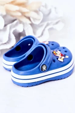 Chłopięce>Boto Dziecięce Piankowe Klapki Kroksy Niebieskie Lazy Day