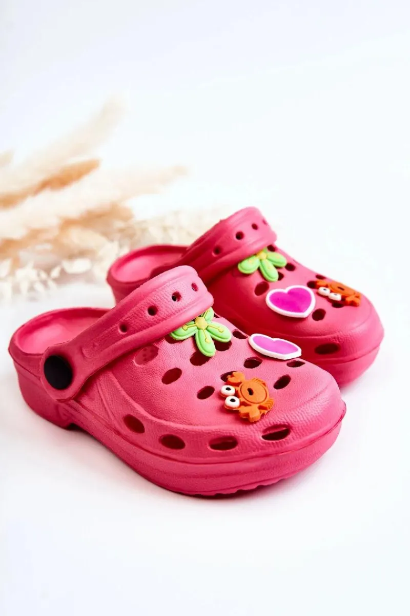 Dziewczęce>Boto Dziecięce Piankowe Klapki Kroksy Różowe Sailor