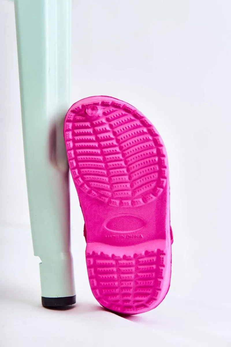 Dziewczęce>Boto Dziecięce Piankowe Klapki Kroksy Fuksja Sailor