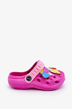 Best Dziecięce Piankowe Lekkie Kroksy Klapki Fuksja Sweets Dzieci Chłopięce