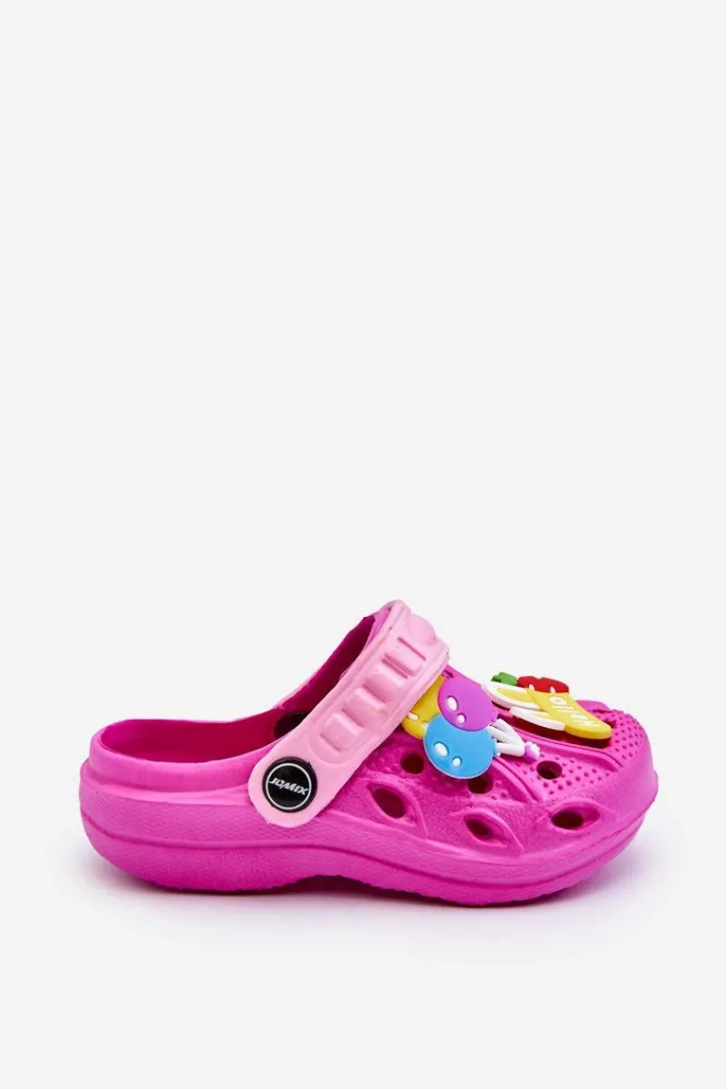 Best Dziecięce Piankowe Lekkie Kroksy Klapki Fuksja Sweets Dzieci Chłopięce