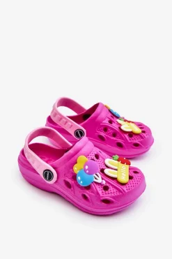 Best Dziecięce Piankowe Lekkie Kroksy Klapki Fuksja Sweets Dzieci Chłopięce