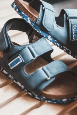 Chłopięce|Sandały Big Star></noscript>Big Star Shoes Dziecięce Sandałki Big Star JJ374117 Granatowe