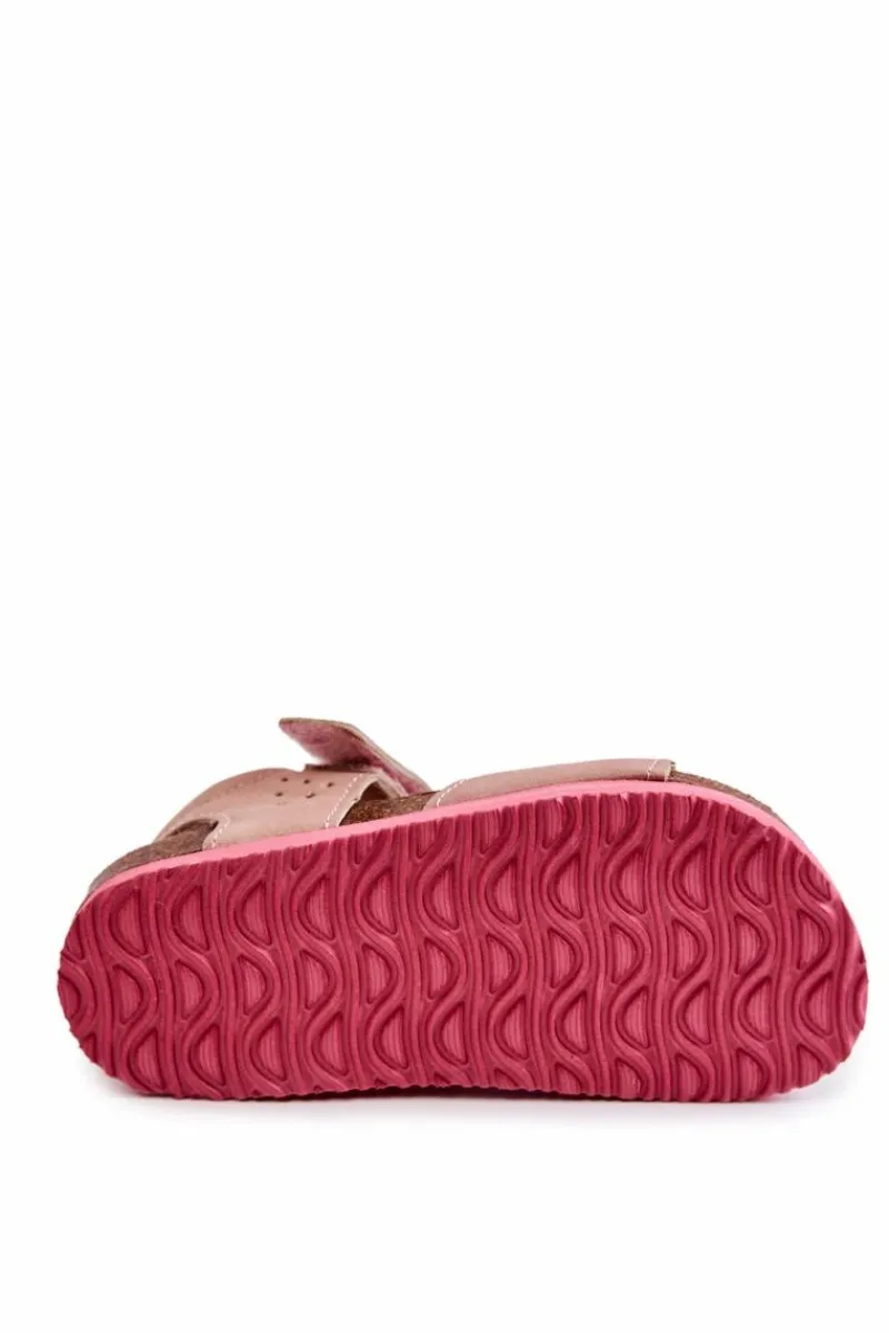 Outlet Dziecięce Sandałki Big Star JJ374121 Różowe Damskie Dziewczęce|Sandały Big Star