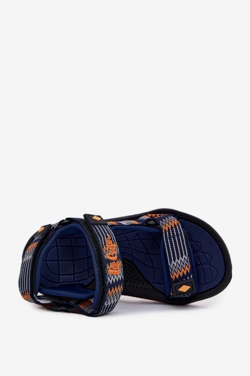Sale Dziecięce Sandałki LCW-25-34-3571K Granatowe Dzieci Chłopięce