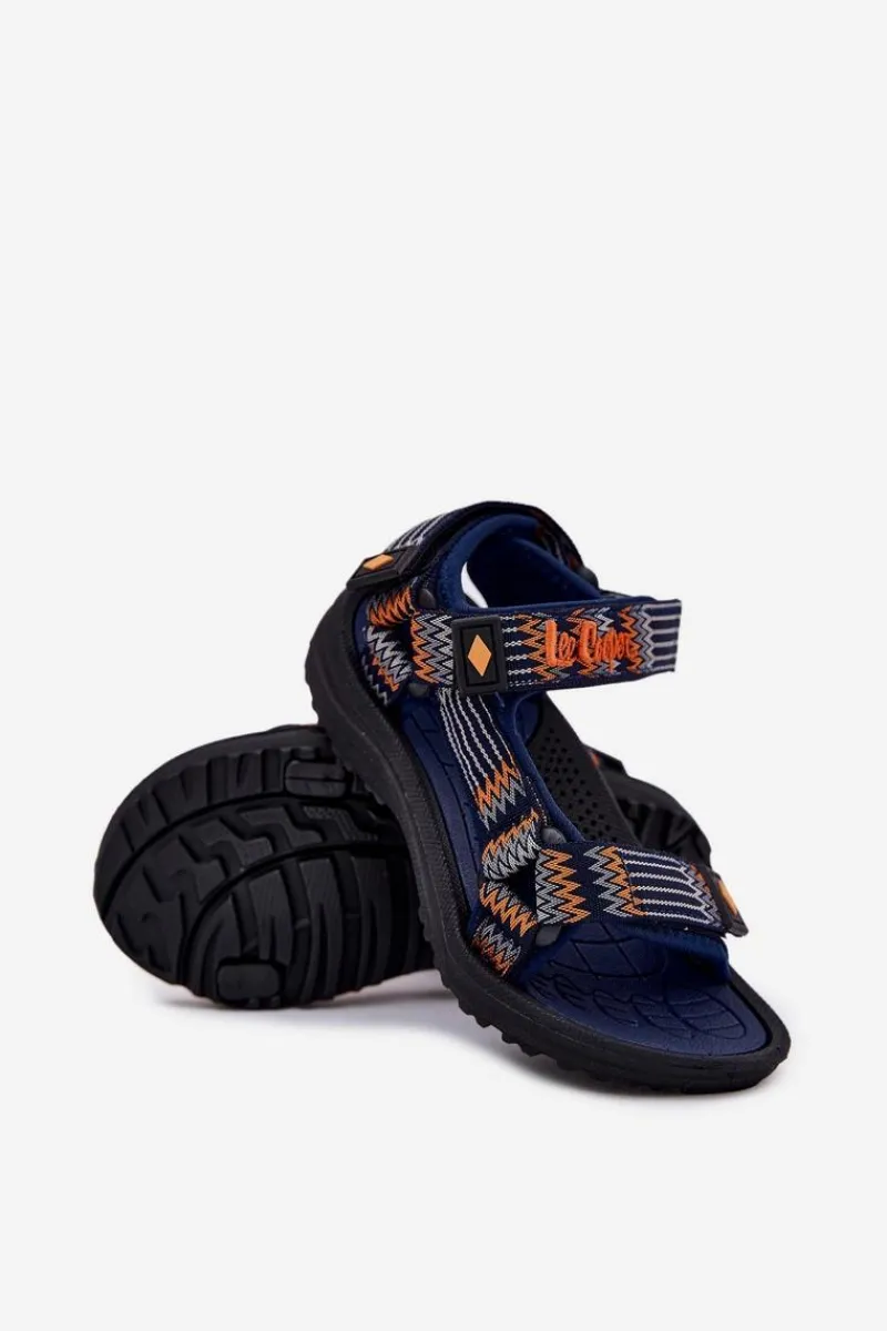 Sale Dziecięce Sandałki LCW-25-34-3571K Granatowe Dzieci Chłopięce