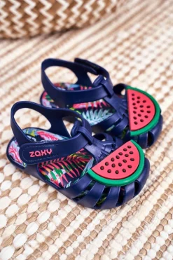 Online ZAXY Dziecięce Sandałki Na Rzep Pachnące Arbuz FF3855013