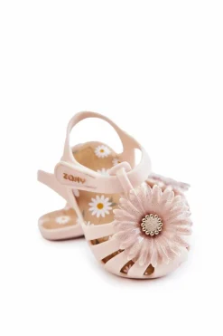 Clearance Dziecięce Sandałki Na Rzep Pachnące JJ385031 Beżowe Dzieci Chłopięce|Dziewczęce