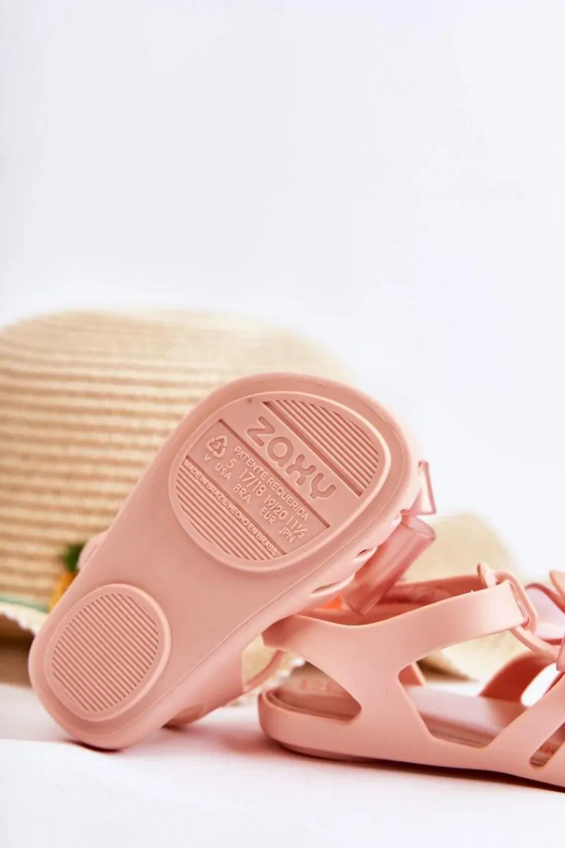 Online ZAXY Dziecięce Sandałki Na Rzep Pachnące JJ385036 Nude