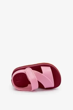 Hot ZAXY Dziecięce Sandałki Na Rzep Pachnące LL385001 Różowe Różowy