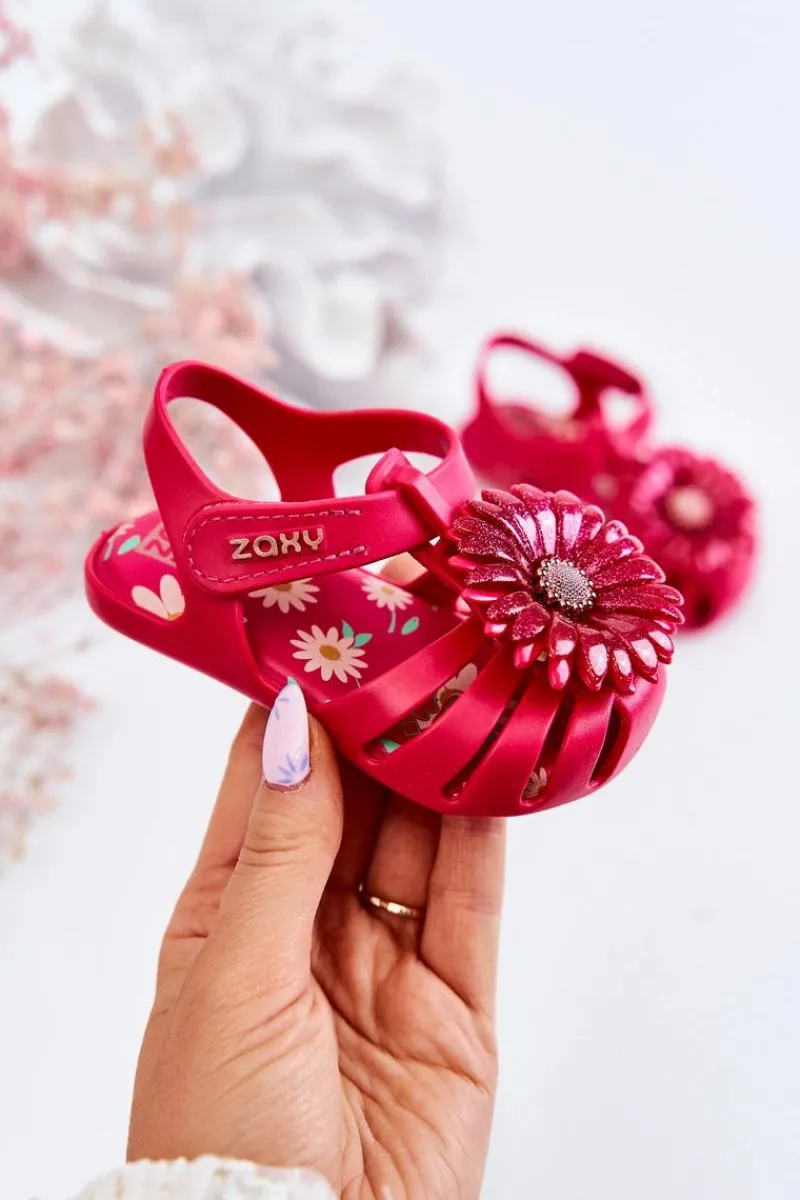 Chłopięce|Dziewczęce>ZAXY Dziecięce Sandałki Na Rzep Pachnące JJ385030 Ciemnoróżowe