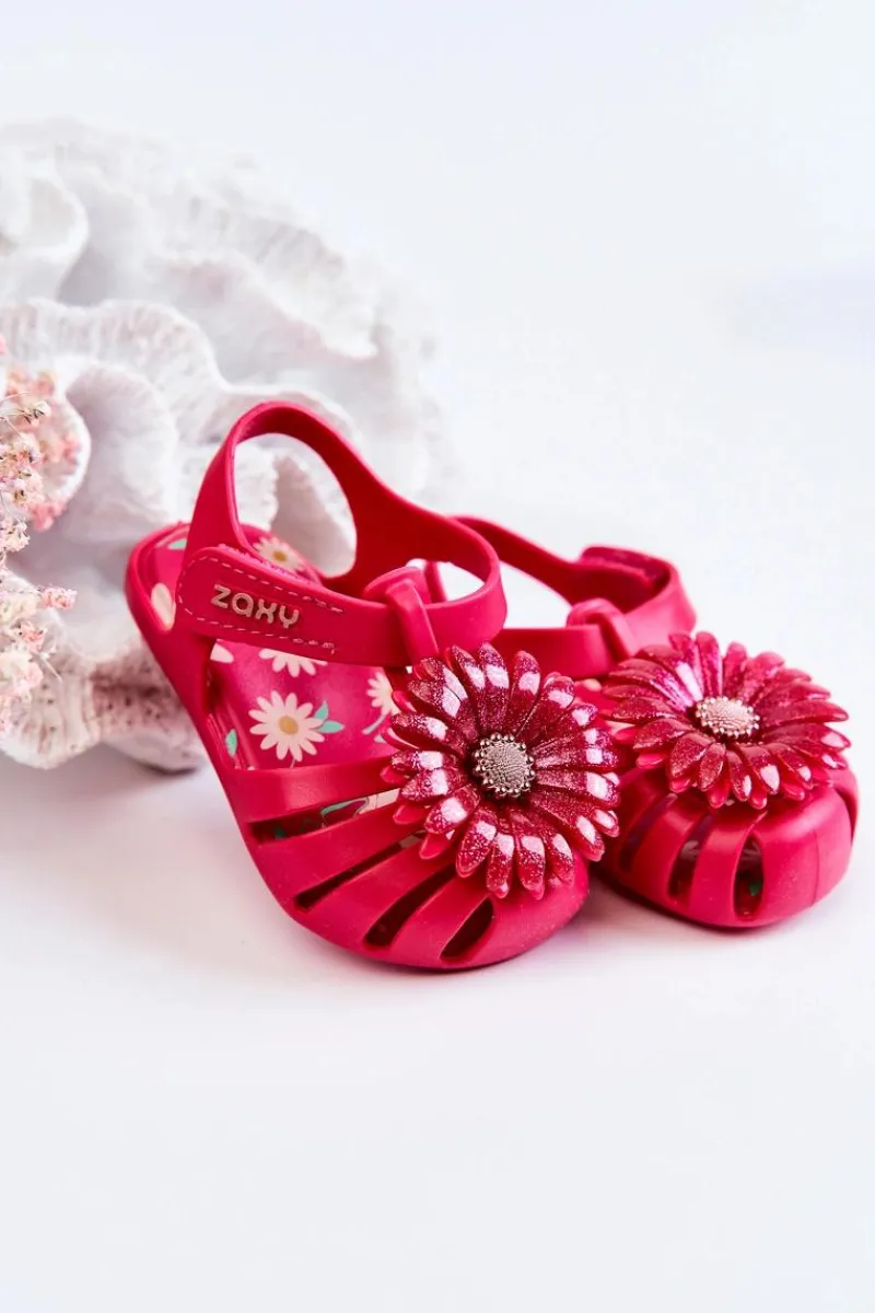 Chłopięce|Dziewczęce>ZAXY Dziecięce Sandałki Na Rzep Pachnące JJ385030 Ciemnoróżowe