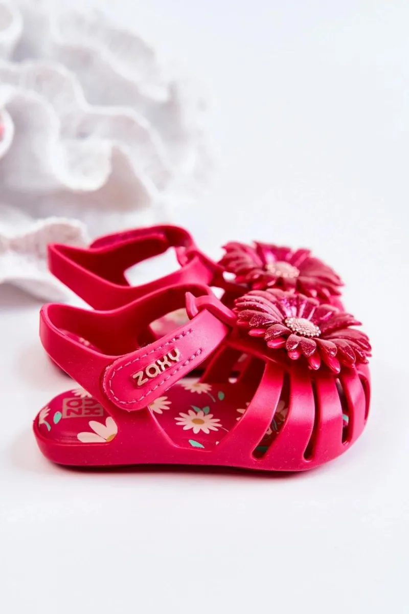 Chłopięce|Dziewczęce>ZAXY Dziecięce Sandałki Na Rzep Pachnące JJ385030 Ciemnoróżowe