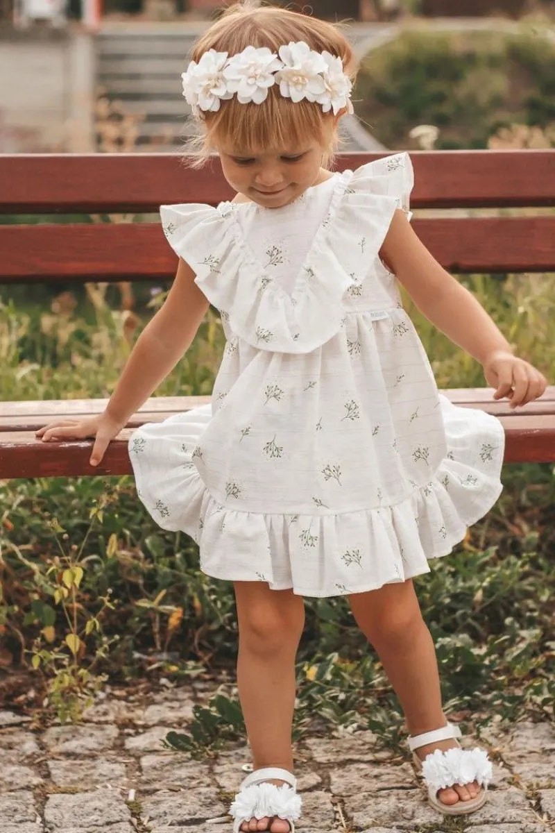 Dziewczęce>Boto Dziecięce Sandałki Na Rzep Świecące Białe Milena