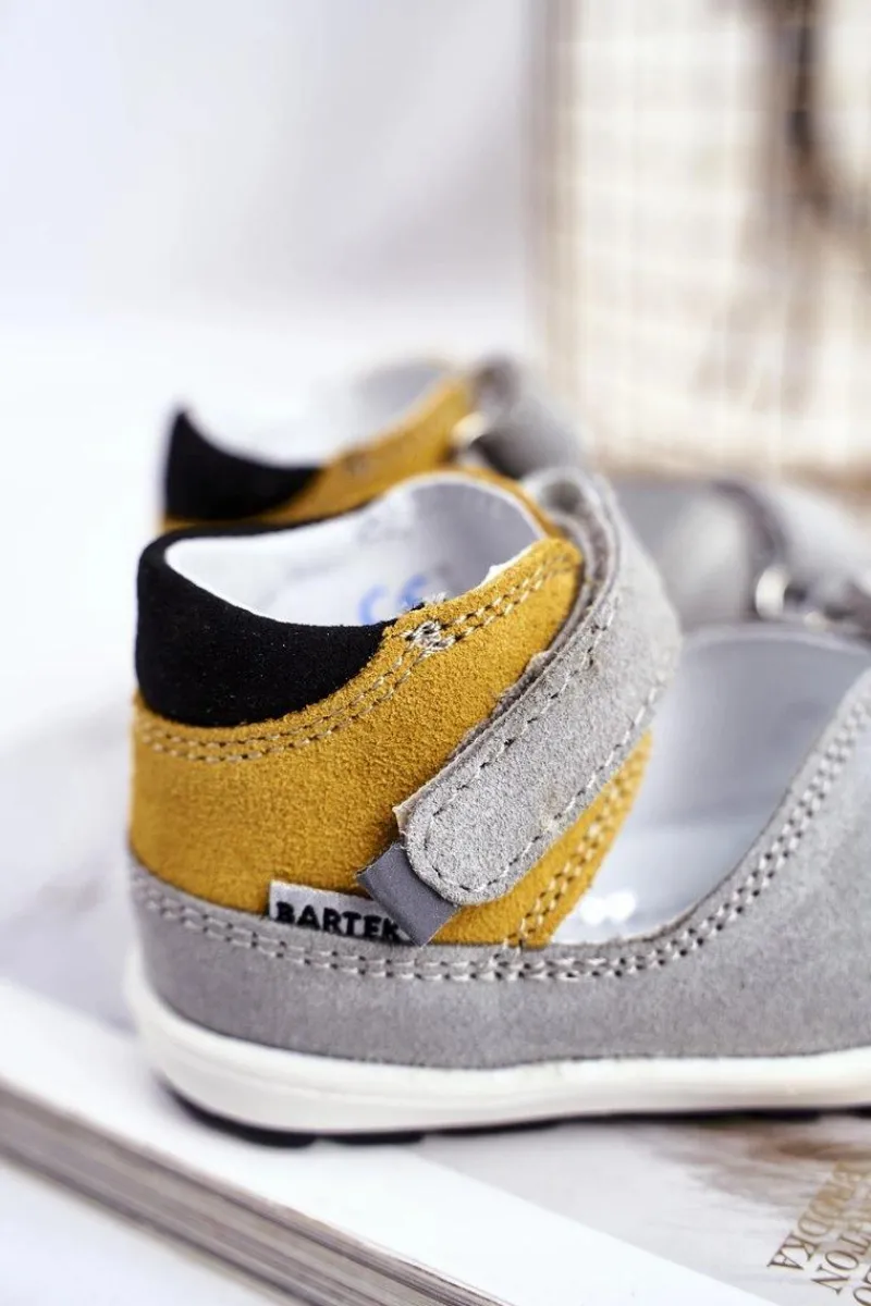 Clearance Dziecięce Sandałki Profilaktyczne Mini First Steps BARTEK W-71266 Dzieci Chłopięce