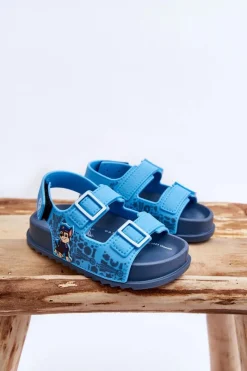 New Dziecięce Sandałki Psi Patrol Grendene Kids JJ385017 Niebieskie Dzieci Chłopięce