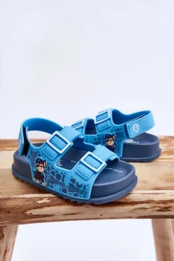 New Dziecięce Sandałki Psi Patrol Grendene Kids JJ385017 Niebieskie Dzieci Chłopięce