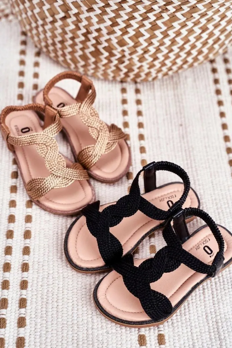 New Boto Dziecięce Sandały Champagne Lamado