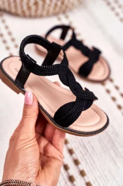 Discount Boto Dziecięce Sandały Czarne Lamado