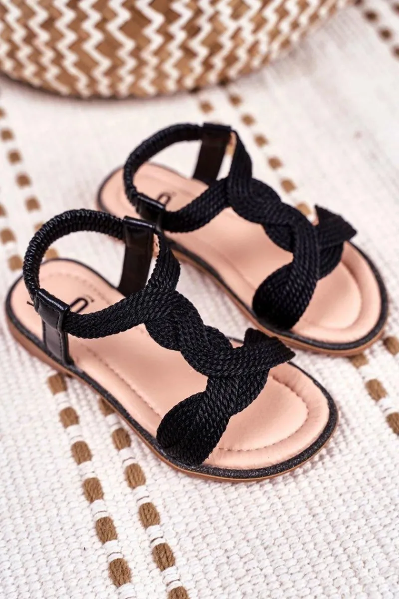 Discount Boto Dziecięce Sandały Czarne Lamado