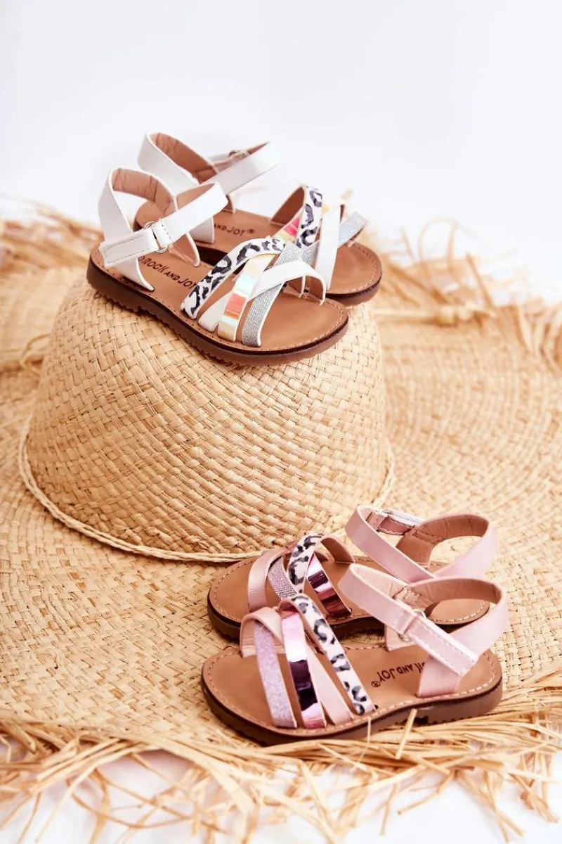 Discount Dziecięce Sandały Na Lato Różowe Nelson Dzieci Dziewczęce