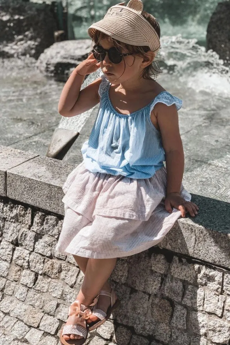 Discount Boto Dziecięce Sandały Z Kokardą Różowe Beebee