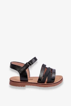 Outlet Dziecięce Sandały Z Paseczkami Czarne Isla Dzieci Dziewczęce