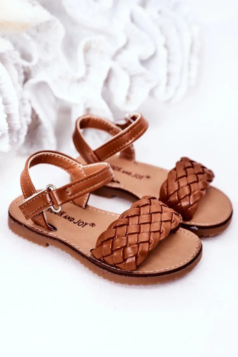 Clearance Dziecięce Sandały Z Plecionką Camel Bailly Dzieci Dziewczęce
