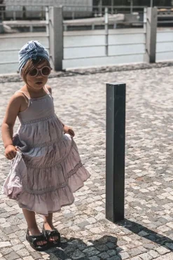 Boto Dziecięce Sandały Ze Ściągaczem Czarne Bubble Gum