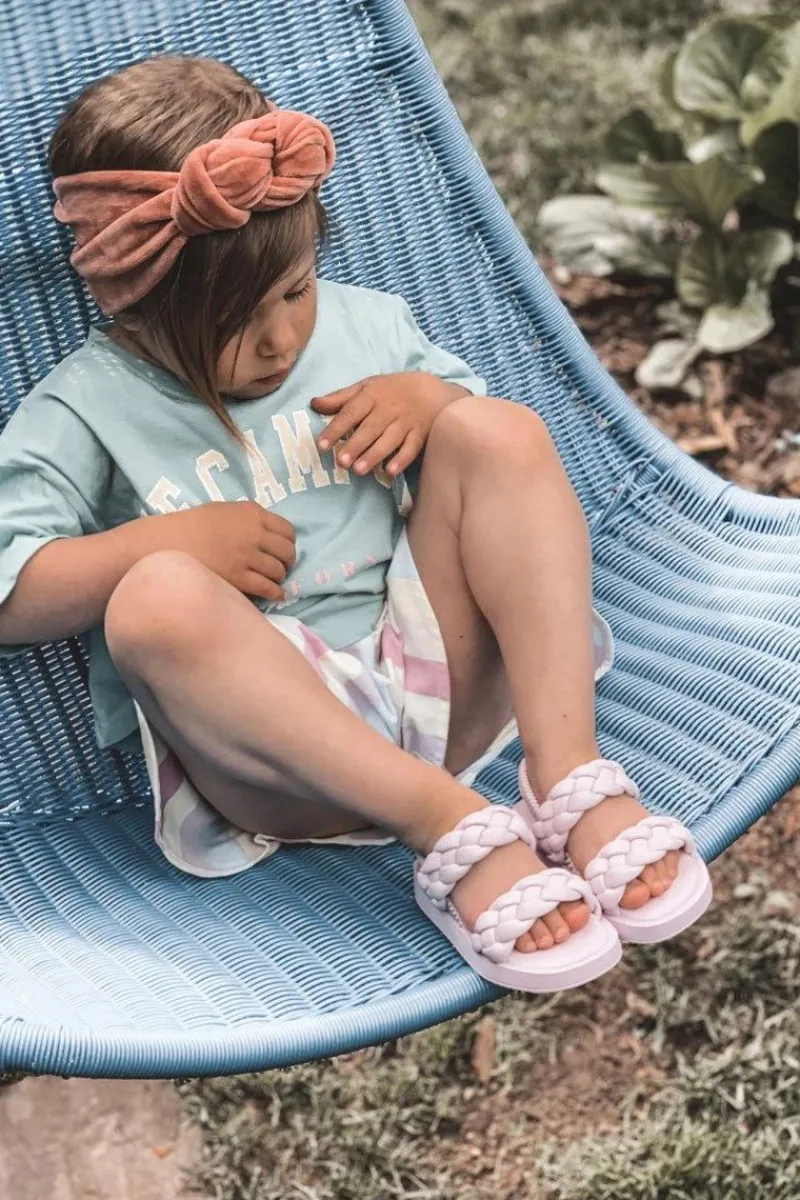 New Boto Dziecięce Sandały Ze Ściągaczem Fioletowe Cutie-Pie