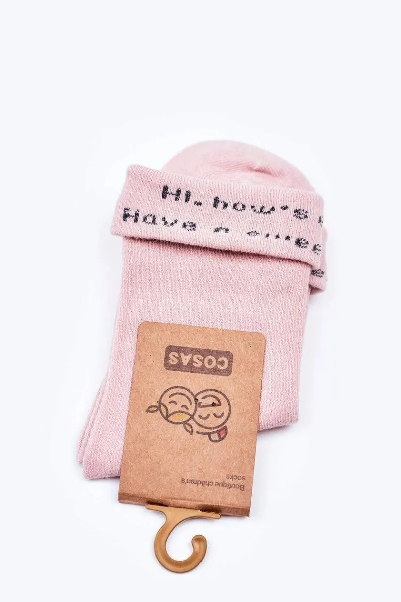 Skarpetki|Skarpetki>COSAS Dziecięce Skarpetki Bawełniane Sweet Dream Różowe