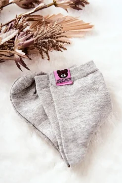 Best Dziecięce Skarpetki Z Misiem Szare Skarpetki|Skarpetki