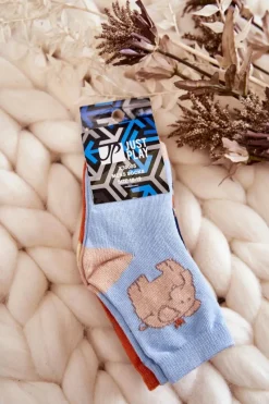 Sale Just Play Dziecięce Skarpetki Ze Zwierzątkami 5-Pak Multikolor