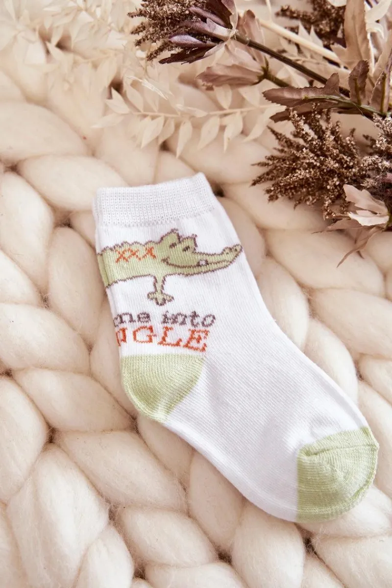 Sale Just Play Dziecięce Skarpetki Ze Zwierzątkami 5-Pak Multikolor