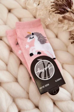 New Just Play Dziecięce Skarpety Z Jednorożcem I Gwiazdą Różowe