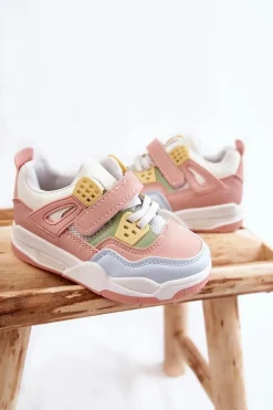 Sale Dziecięce Skórzane Sportowe Buty Wielokolorowe Marisa Dzieci Dziewczęce