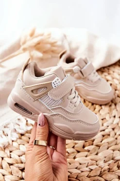 Chłopięce|Dziewczęce>Boto Dziecięce Skórzane Sportowe Buty Beżowe Marisa